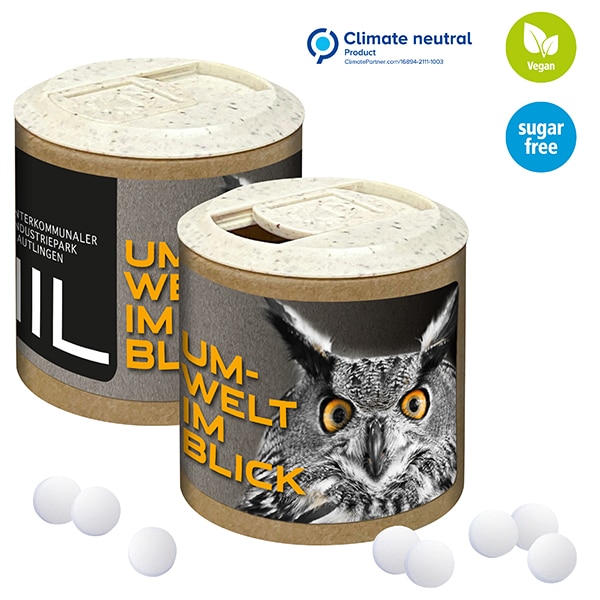 Miniature 1 pour Boîte cartonnée publicitaire avec pastilles à la menthe, 72g