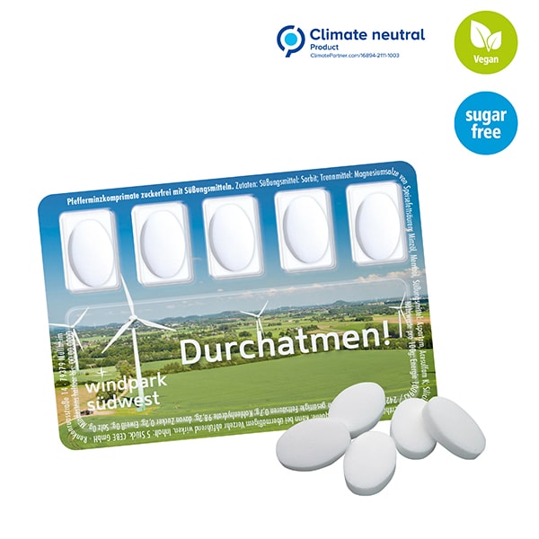 Miniature 1 pour Smart Card avec  sans sucres pastilles à la menthe