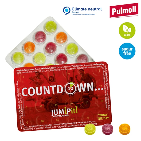 Miniature 1 pour Blister évènementiel, pastilles Pulmoll aux fruits
