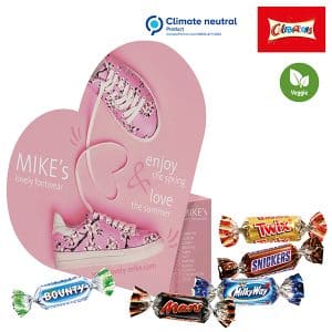 Visuel Boîte avec contour intégré «cœur» avec Celebrations®