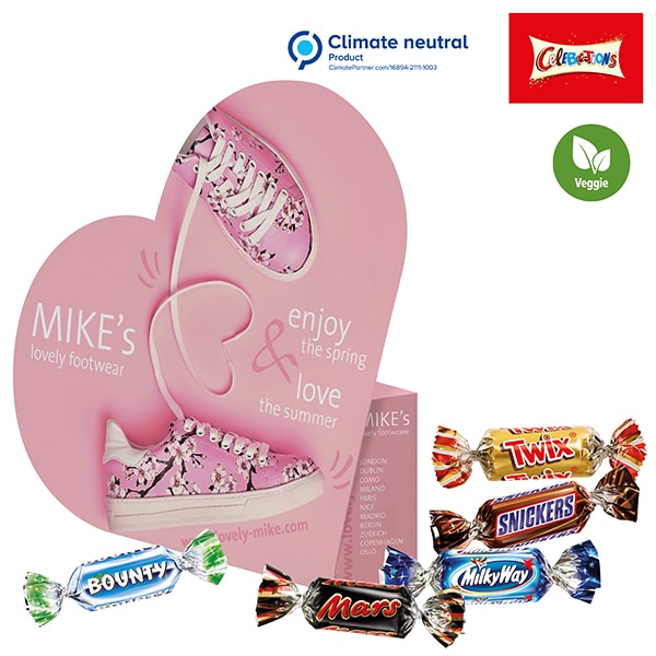Miniature 1 pour Boîte avec contour intégré «cœur» avec Celebrations®
