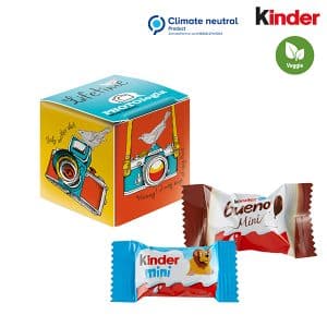 Visuel Mini-cube publicitaire avec Kinder Chocolat Miniet Kinder Bueno Mini