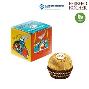 Visuel Mini-cube publicitaire avec un Ferrero Rocher