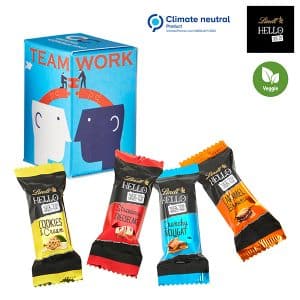 Visuel Mini-tour publicitaire avec Hello Mini Stick de Lindt