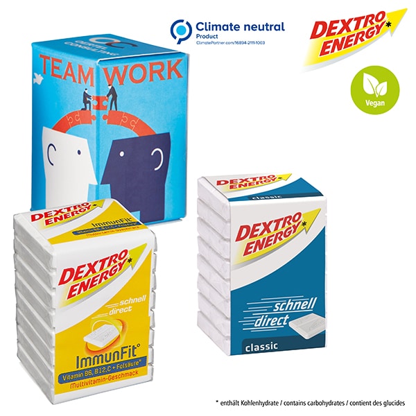 Miniature 1 pour Mini-tour publicitaire avec des pastilles Dextro Energy*