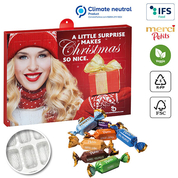 Miniature 1 pour Calendrier de l'avent Premium cadeau BUSINESS avec merci Petits