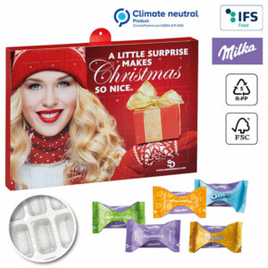 Visuel Calendrier de l'avent Premium cadeau BUSINESS avec Milka Moments