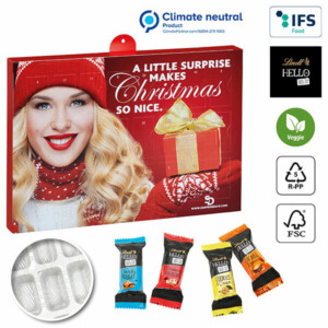 Visuel Calendrier de l'avent Premium cadeau BUSINESS avec Hello Mini Sticks de Lindt