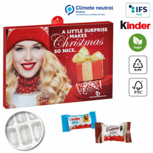 Visuel Calendrier de l'avent Premium cadeau BUSINESS avec Kinder