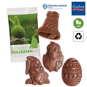 Visuel Figurine en chocolat « Pâques »
en flowpack de papier