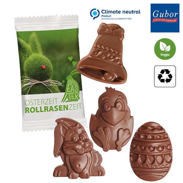 Miniature 1 pour Figurine en chocolat « Pâques »
en flowpack de papier