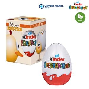 Visuel Œuf  Kinder surprise, dans une boîte cadeau avec fenêtre ovale