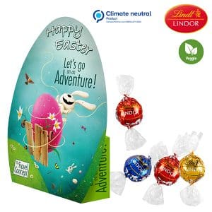 Visuel Boîte avec contour intégré «œuf» avec Lindor de Lindt