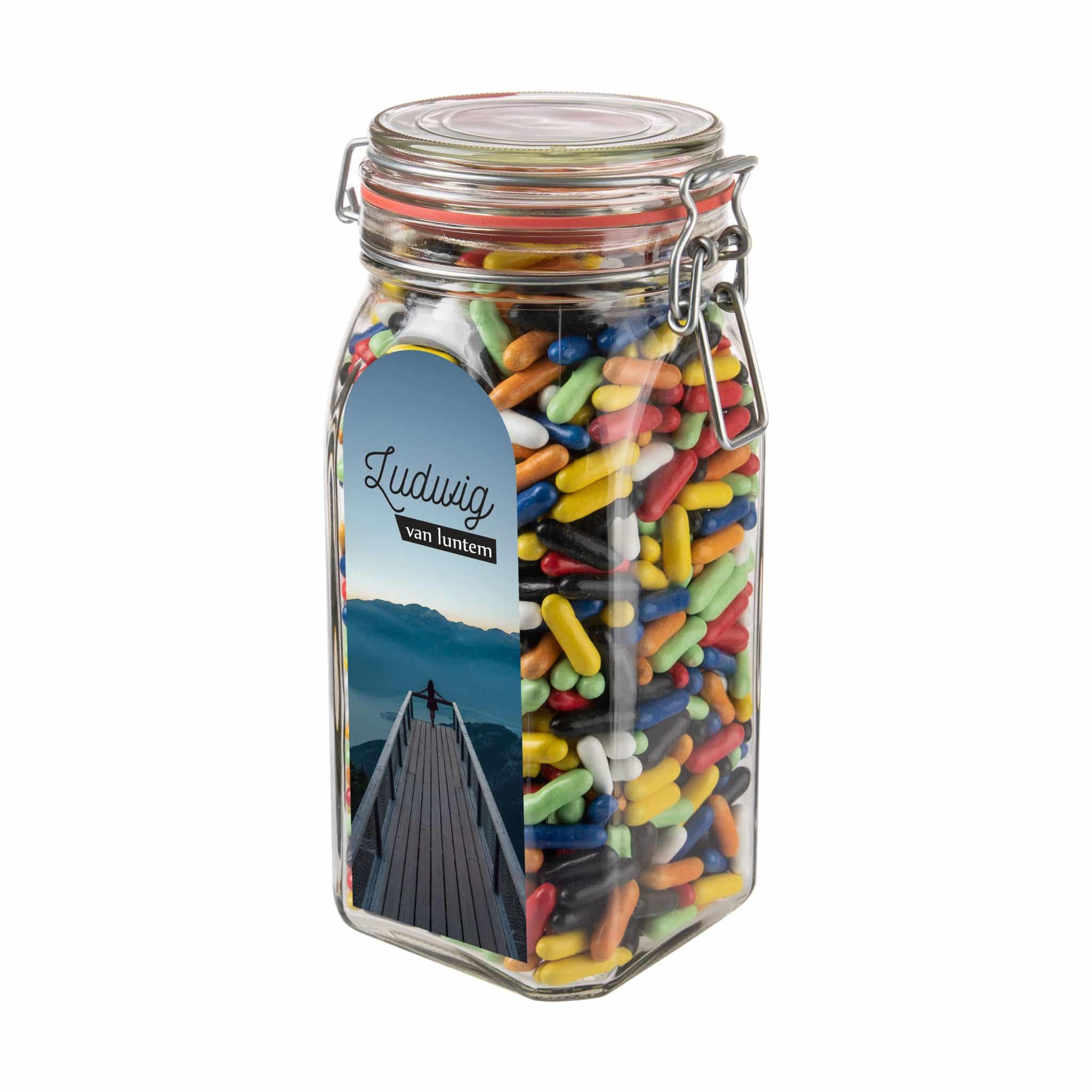 Miniature 1 pour Grand pot en verre de 1,5 litre-S-FC