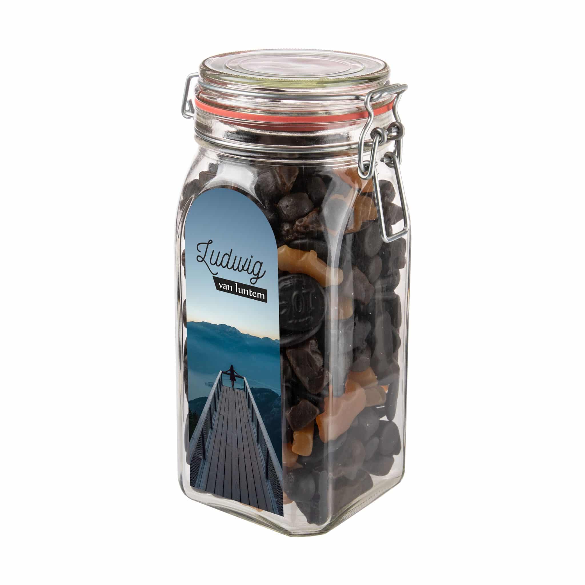Miniature 1 pour Grand pot en verre de 1,5 litre-S-FC