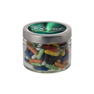 Visuel Bocal en verre avec couvercle en métal 0,22l-S-FC