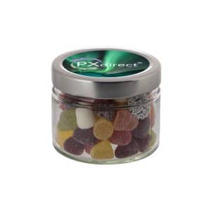 Visuel Bocal en verre avec couvercle en métal 0,22l-S-FC