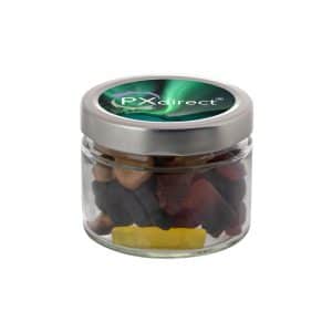 Visuel Bocal en verre avec couvercle en métal 0,22l-S-FC