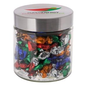 Visuel Bocal en verre avec couvercle en acier inoxydable 0,9l-Di-FC
