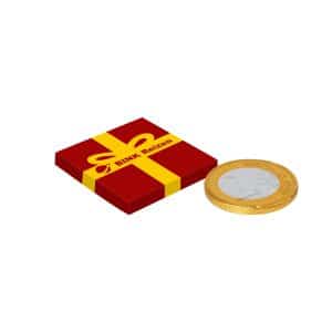 Visuel Petite boîte avec pièce de monnaie en chocolat-Di-FC
