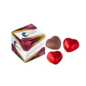 Visuel Boîte avec 3 cœurs en chocolat-Di-FC