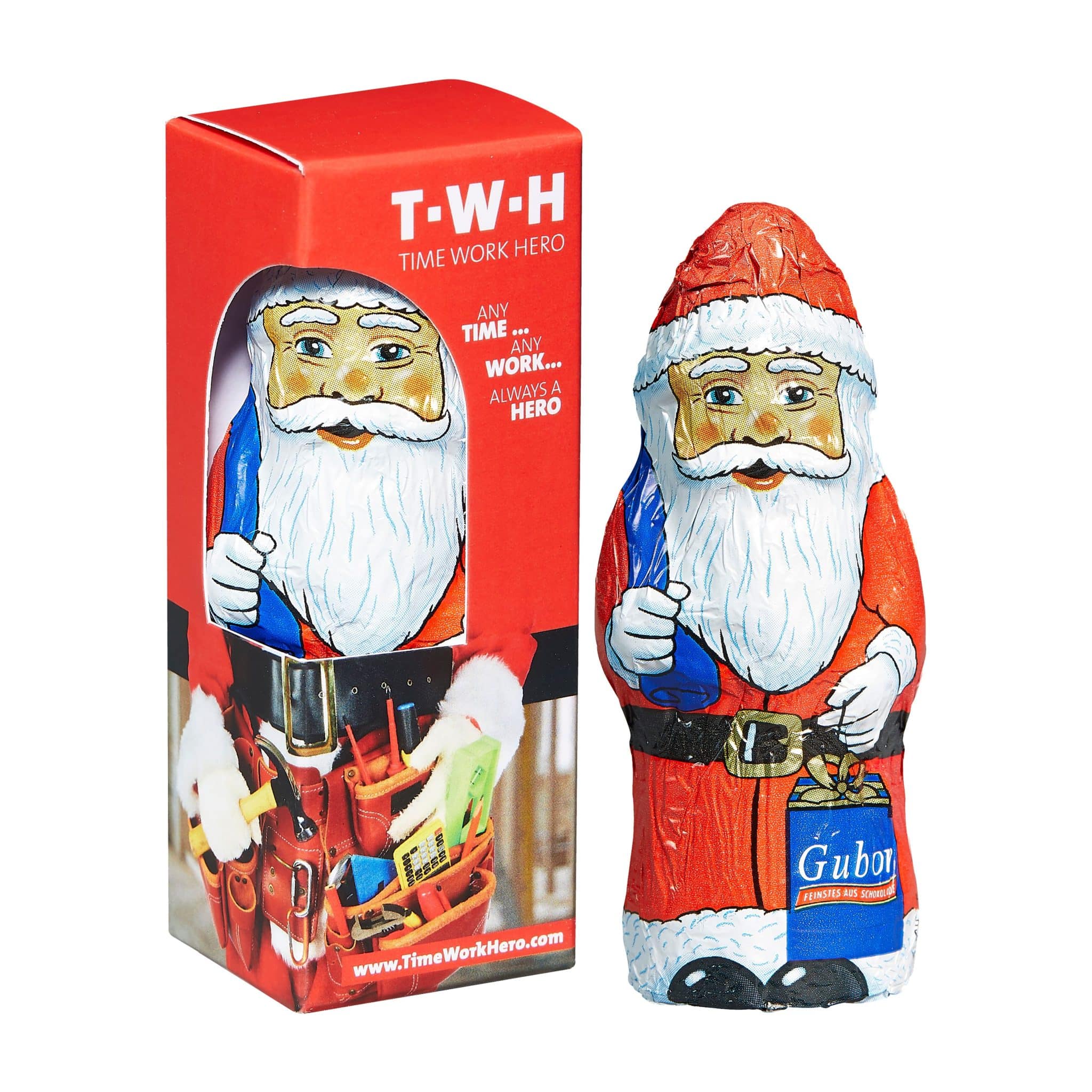 Miniature 1 pour Père Noël en chocolat dans sa boîte-F-FC