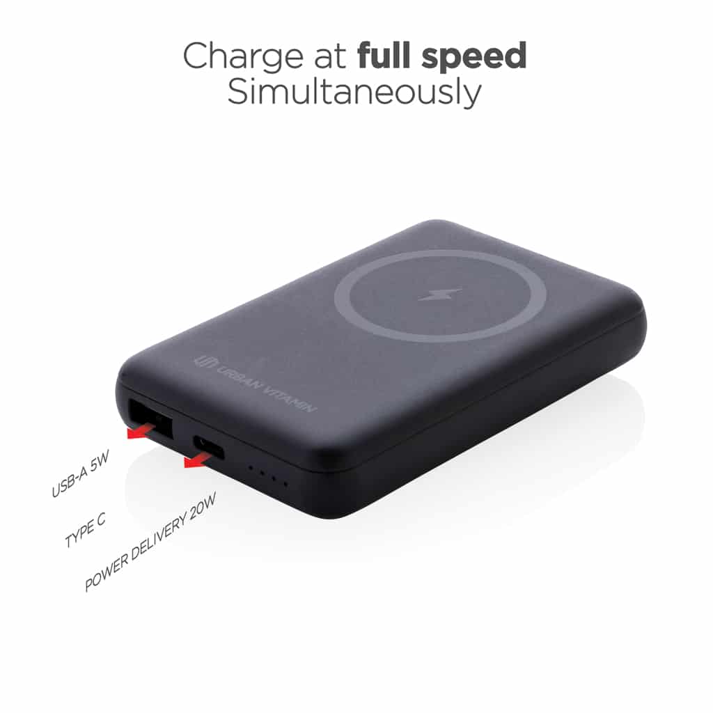 Miniature 10 pour Powerbank 5000mAh en plastique recyclé RCS Urban V Los Altos