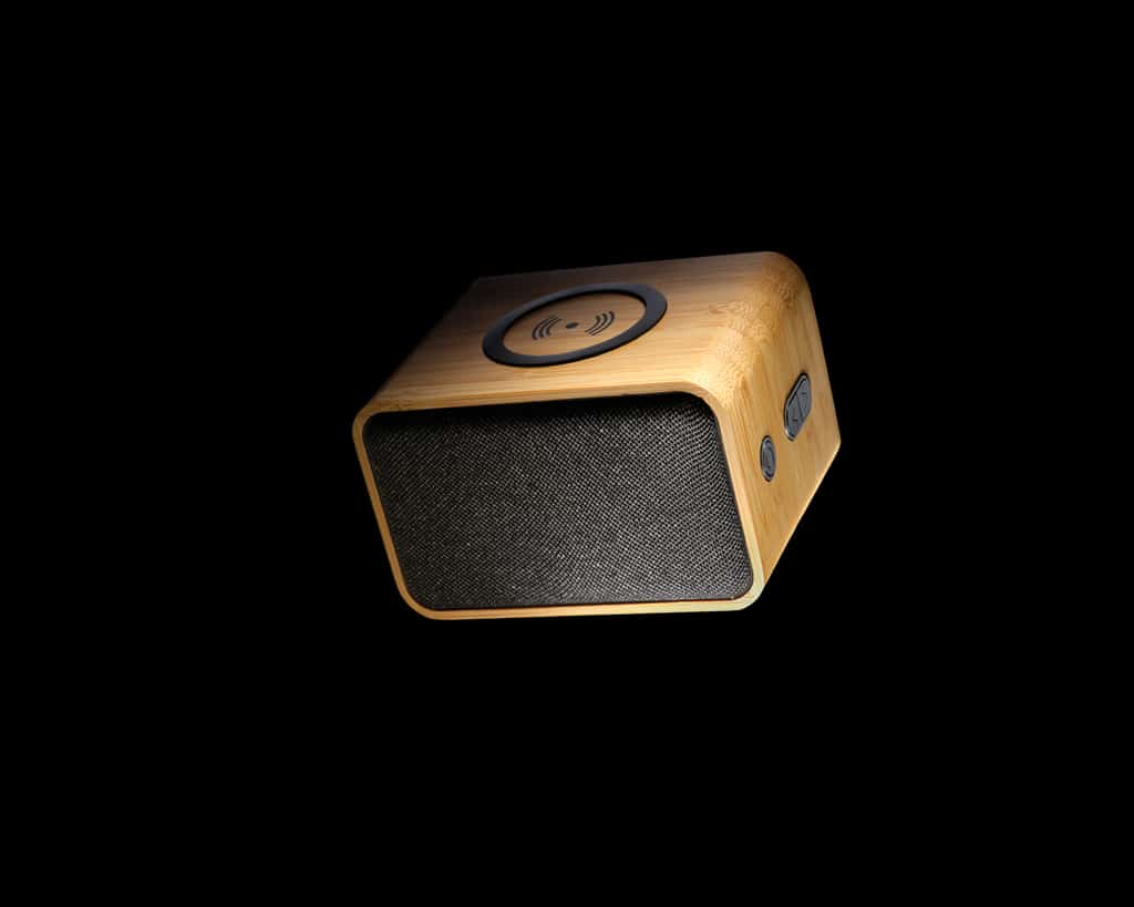 Miniature 13 pour Enceinte 5W en plastique recyclé RCS et bambou FSC®