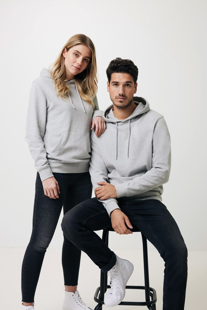 Miniature 4 pour Sweat à capuche en coton recyclé et non teinté Iqoniq Torres