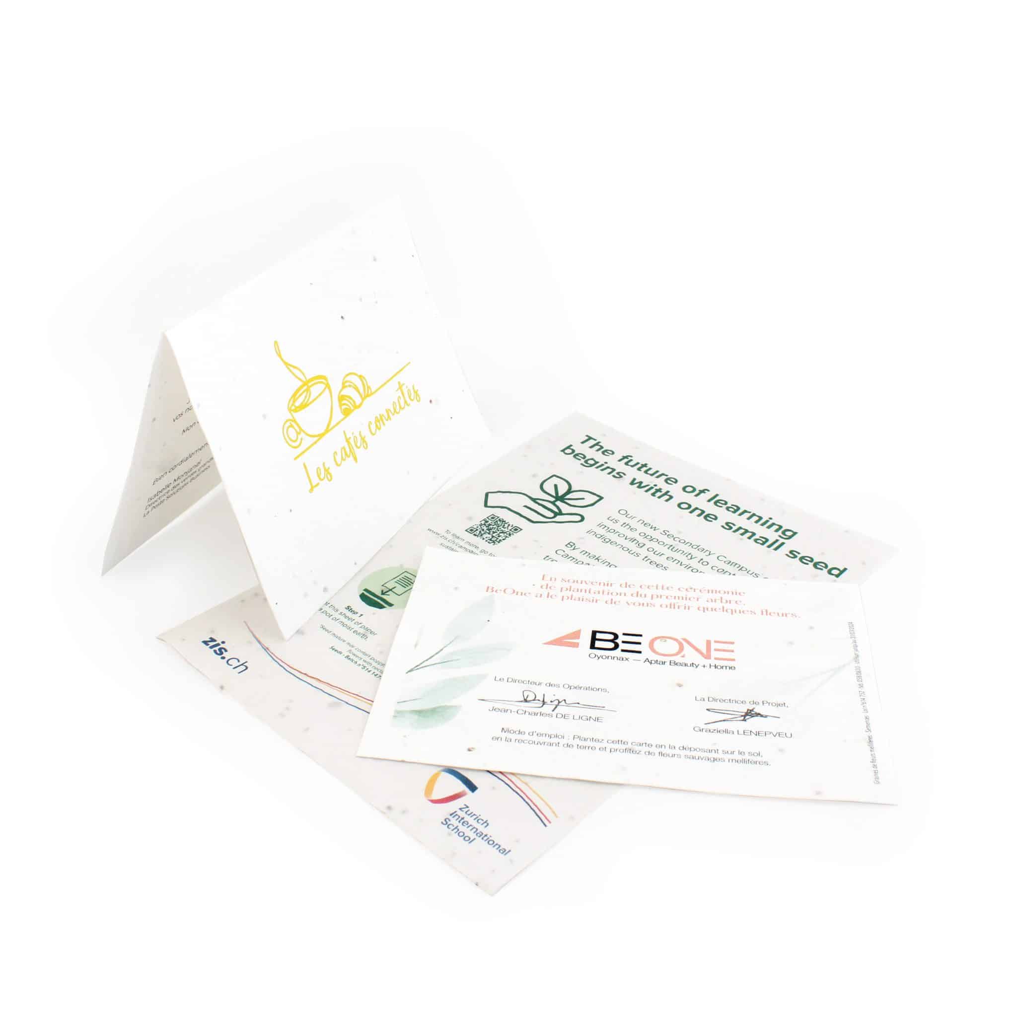 Miniature 1 pour Carte à planter biodégradable