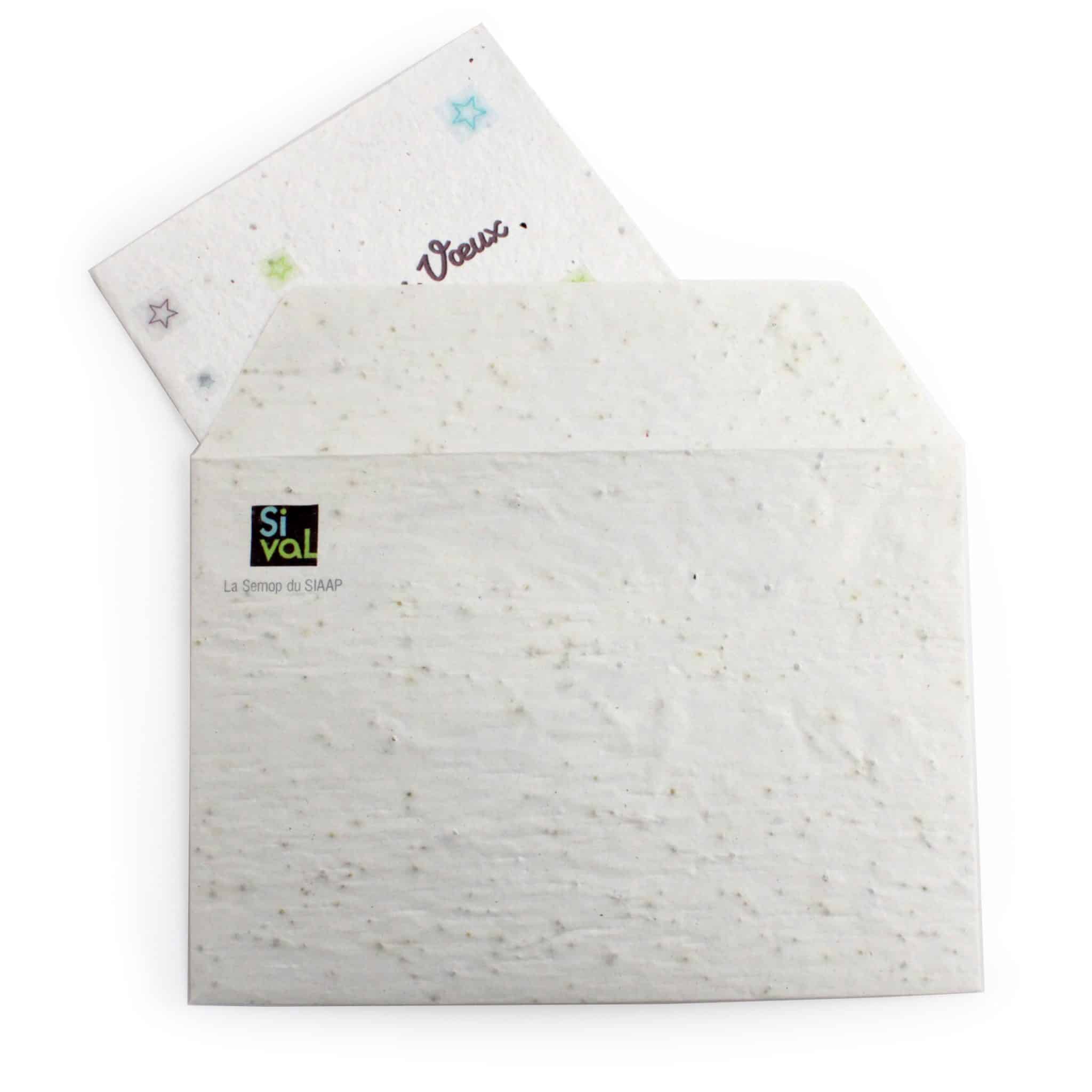 Miniature 1 pour Enveloppe en papier graines petite