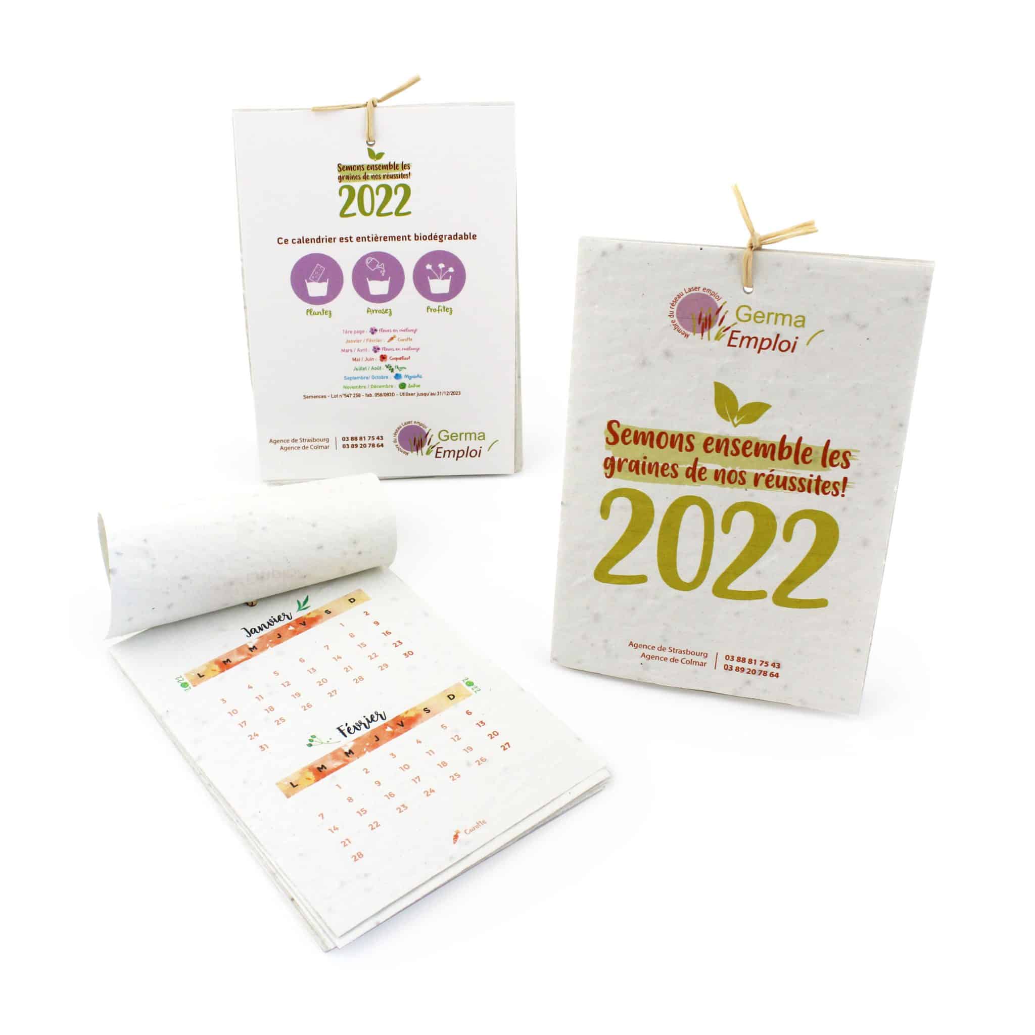 Miniature 1 pour Calendrier A6 à semer