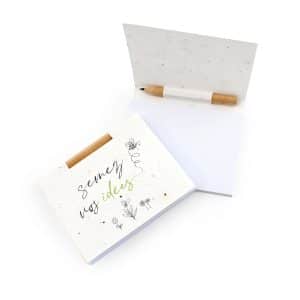 Visuel Bloc-notes à graines avec mini crayon