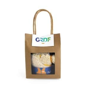 Visuel Tête en herbe - sac kraft