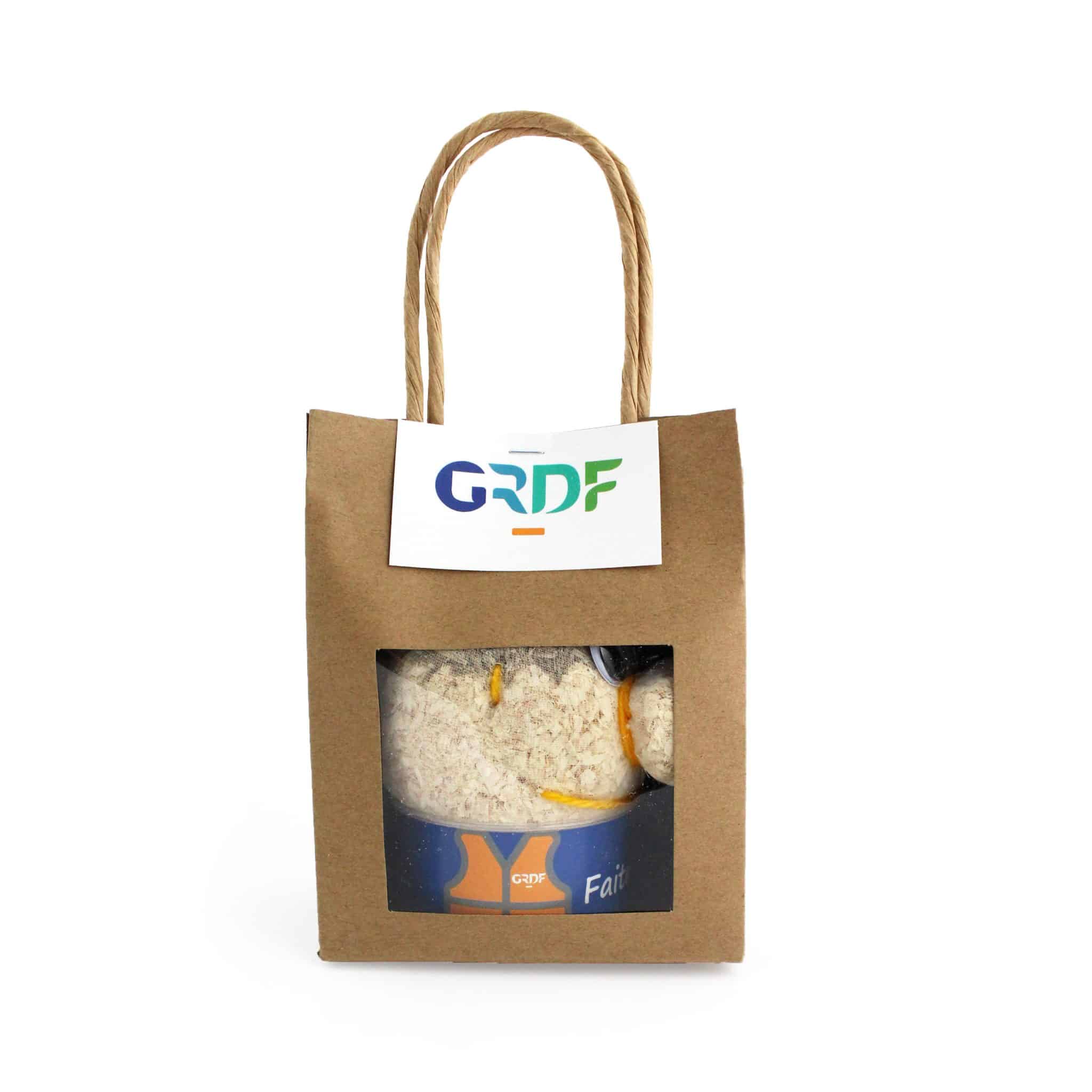 Miniature 1 pour Tête en herbe - sac kraft