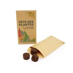 Visuel Palets à graines en sachet kraft