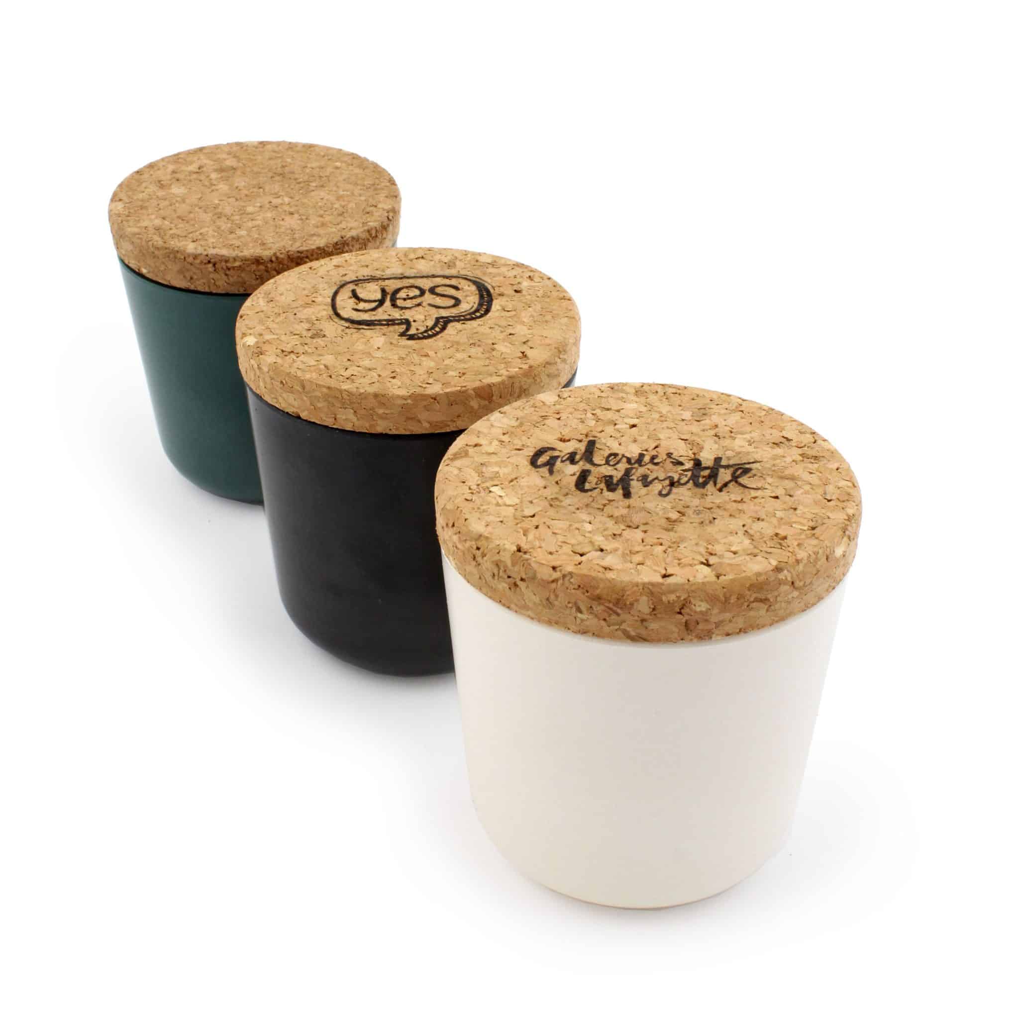 Miniature 1 pour Kit Plantation Pot Bambou Couvercle liège