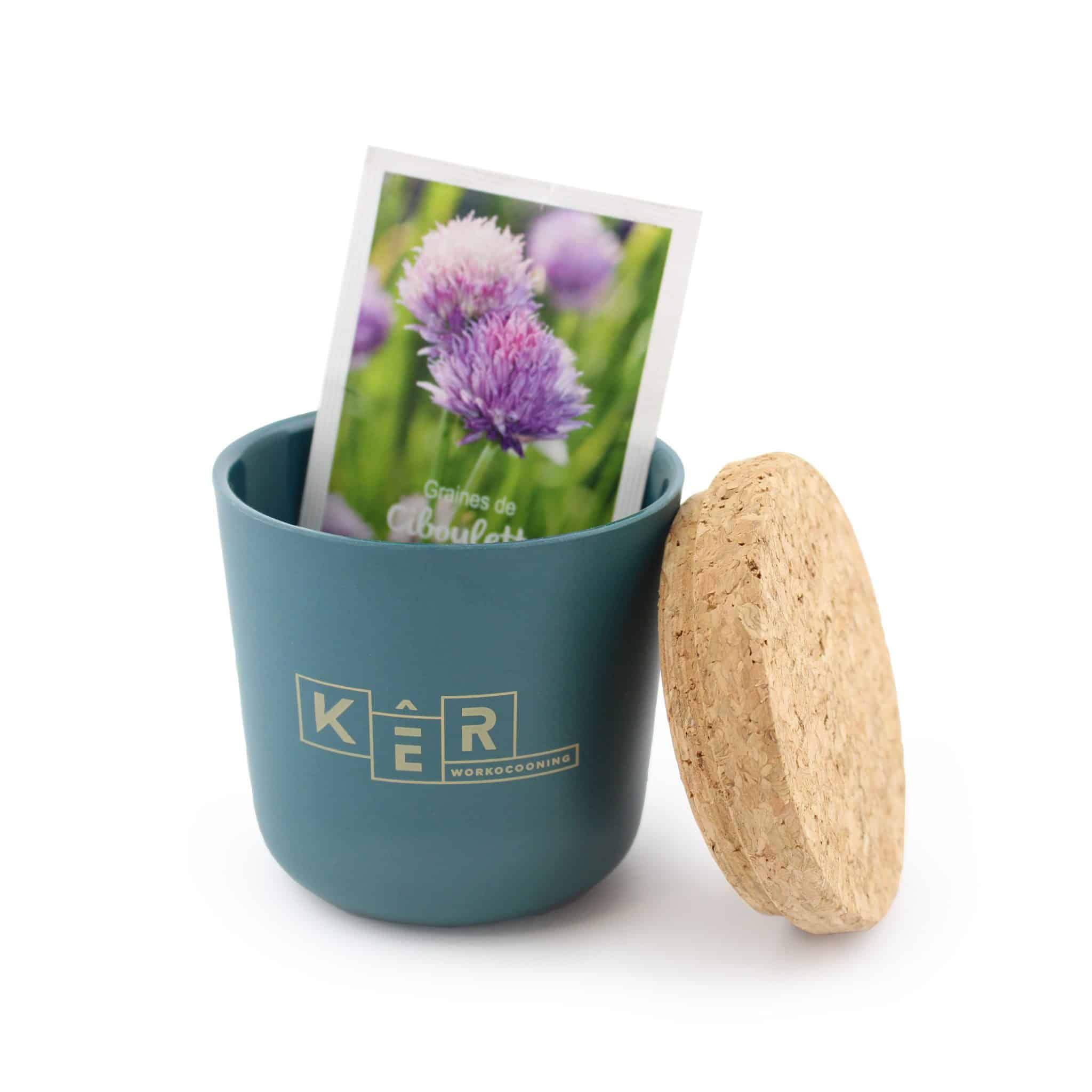 Miniature 2 pour Kit Plantation Pot Bambou Couvercle liège