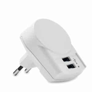 Visuel Euro usb charger 2xa