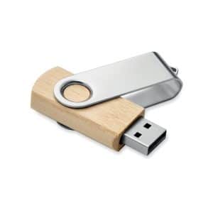Visuel Clé USB métal & bois