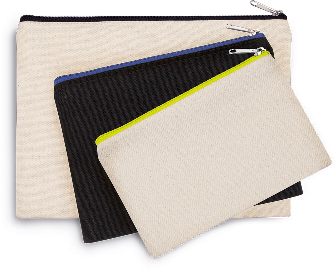 Miniature 2 pour Pochette en coton canvas - petit modèle