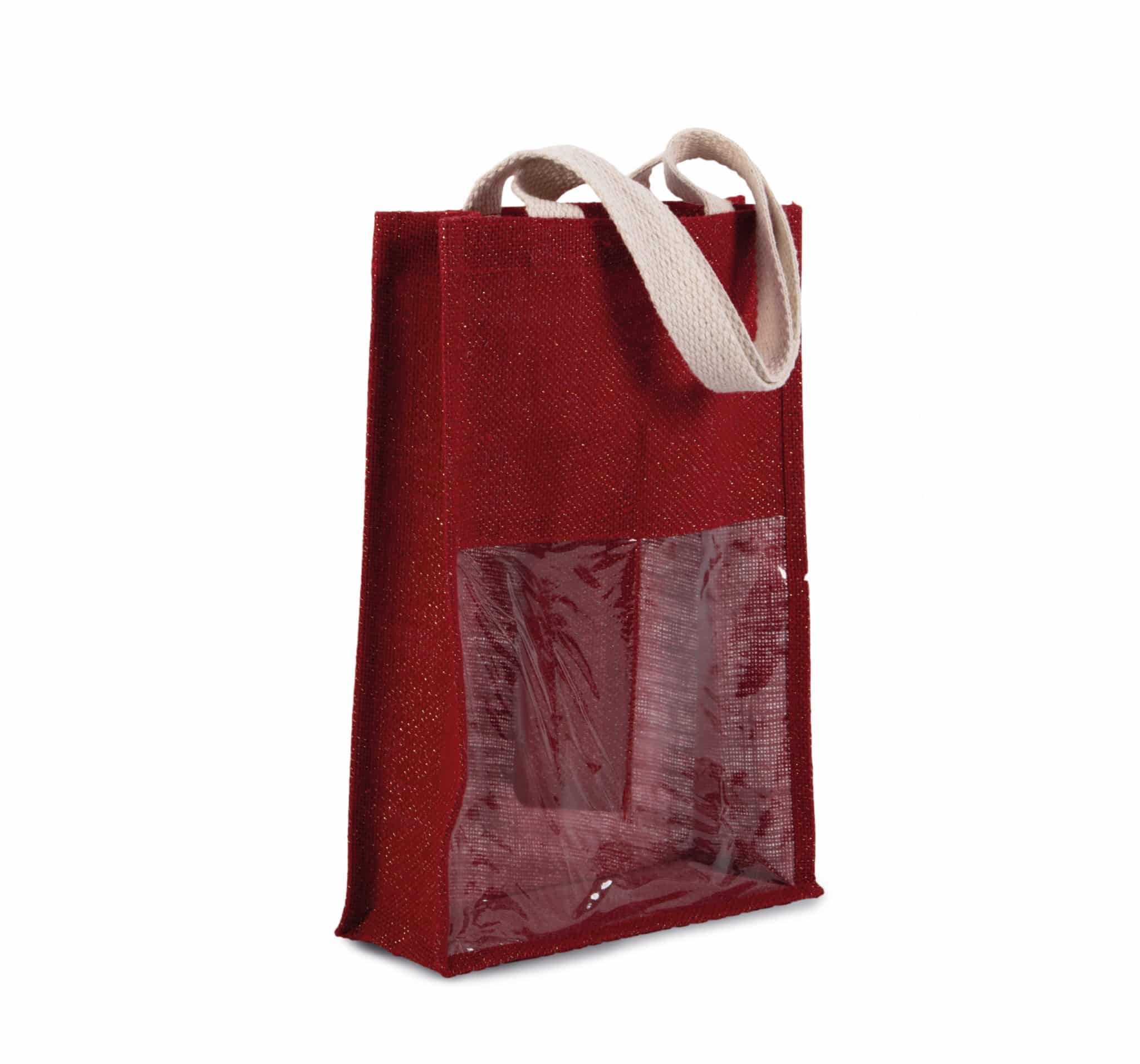 Miniature 3 pour Sac porte-bouteilles en jute
