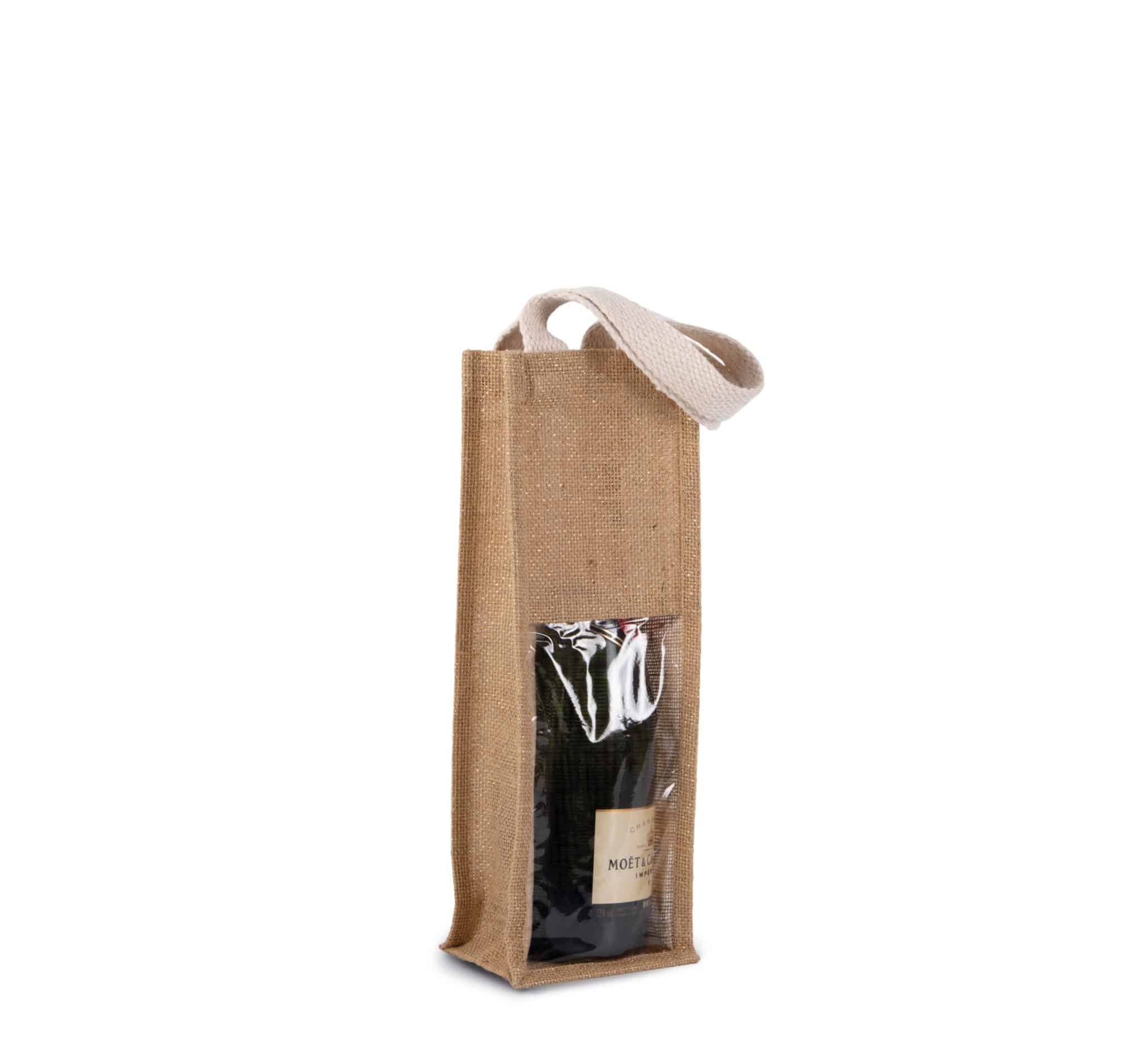 Miniature 6 pour Sac porte-bouteille en jute