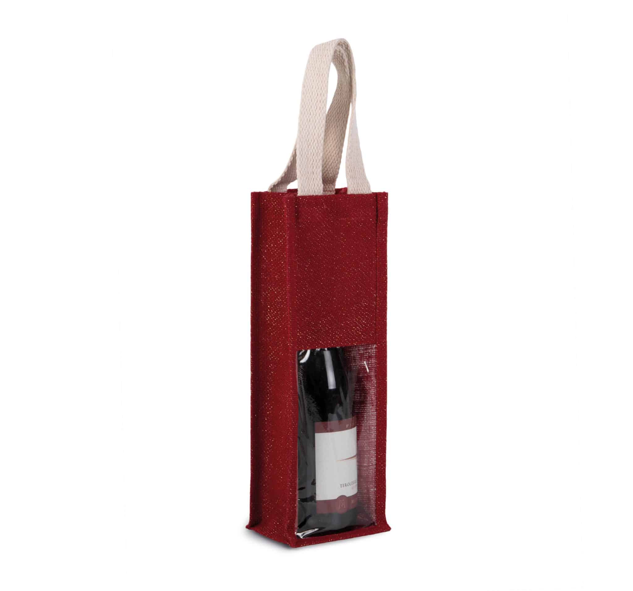 Miniature 4 pour Sac porte-bouteille en jute