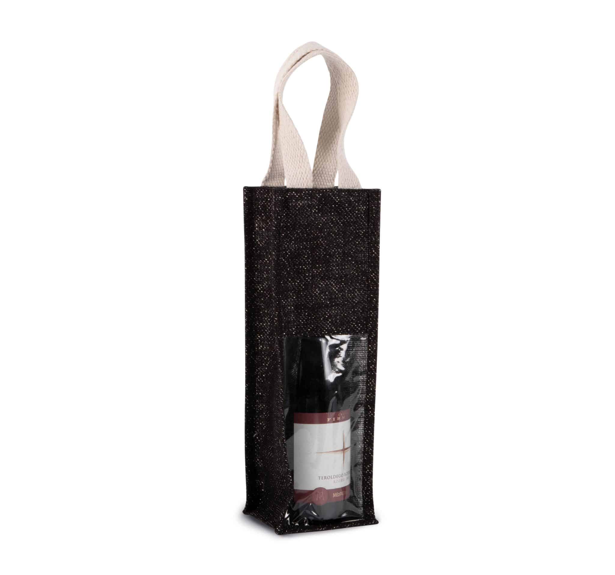 Miniature 3 pour Sac porte-bouteille en jute