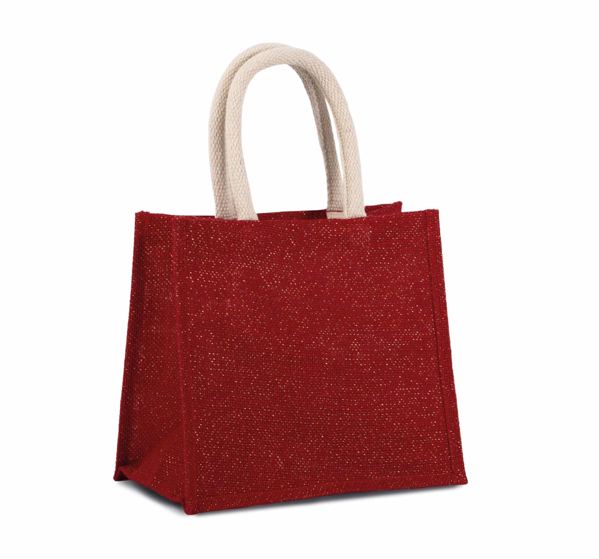 Miniature 7 pour Sac style cabas en toile de jute - modèle moyen