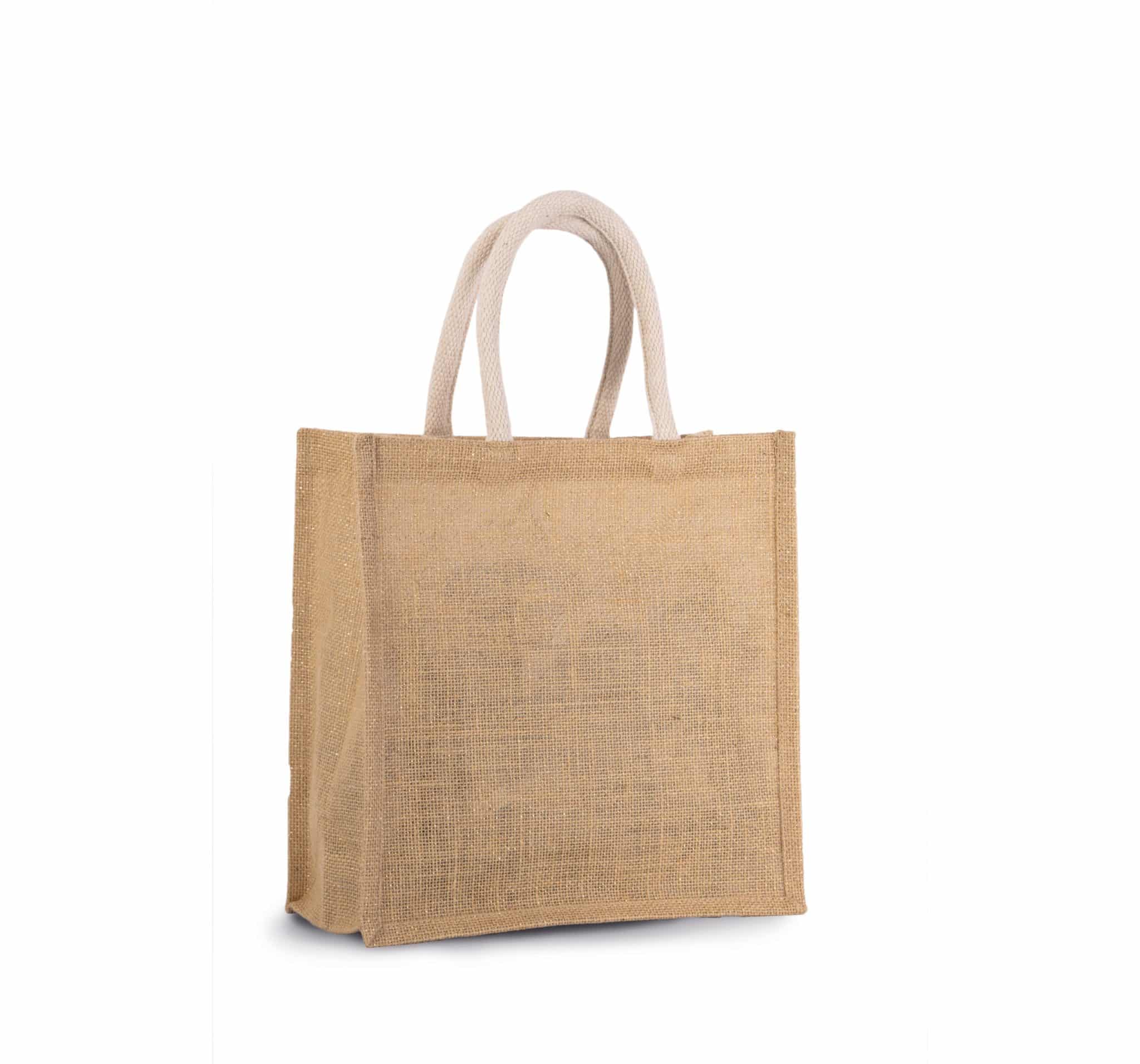 Miniature 11 pour Sac style cabas en toile de jute - grand modèle