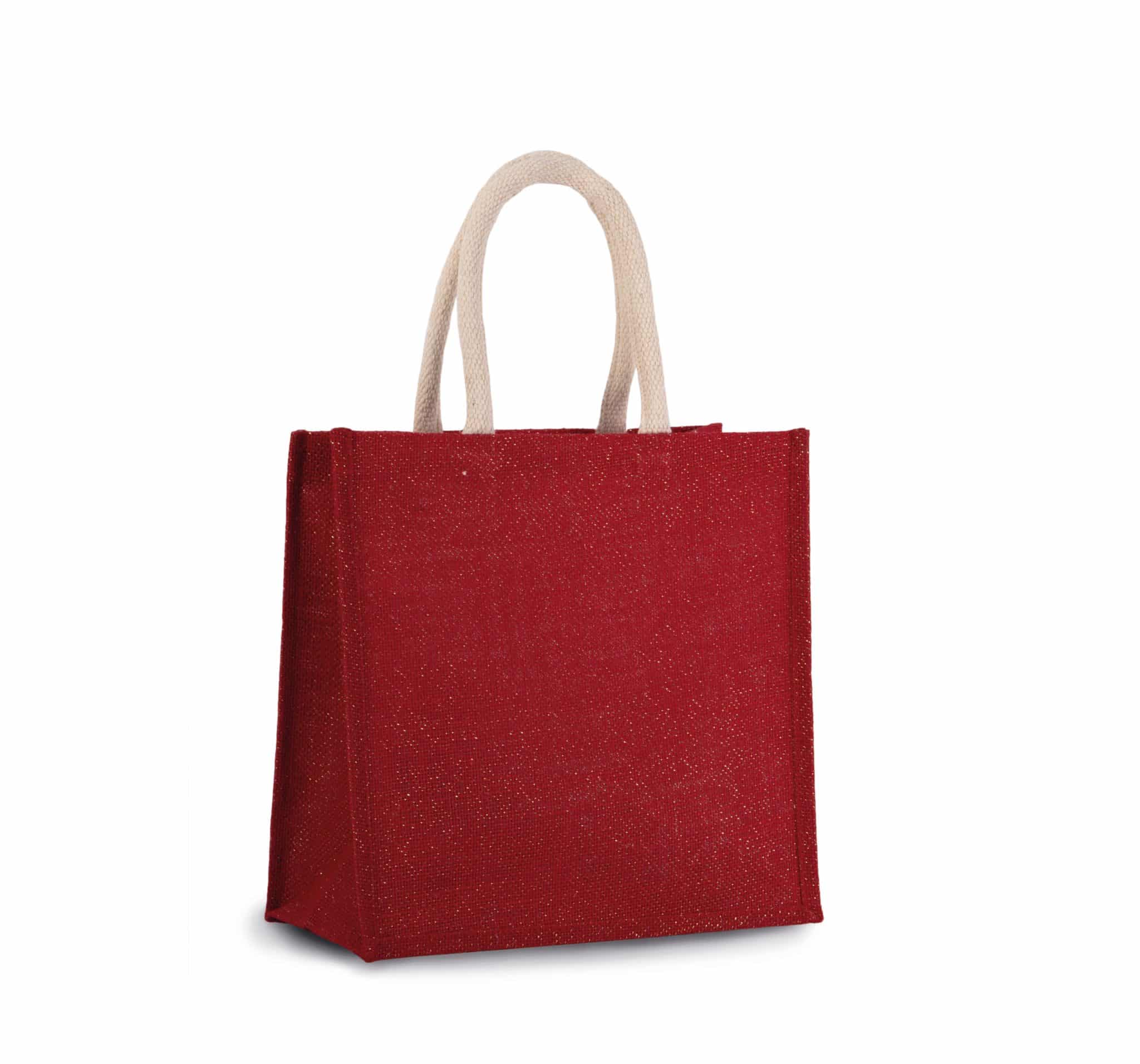 Miniature 7 pour Sac style cabas en toile de jute - grand modèle