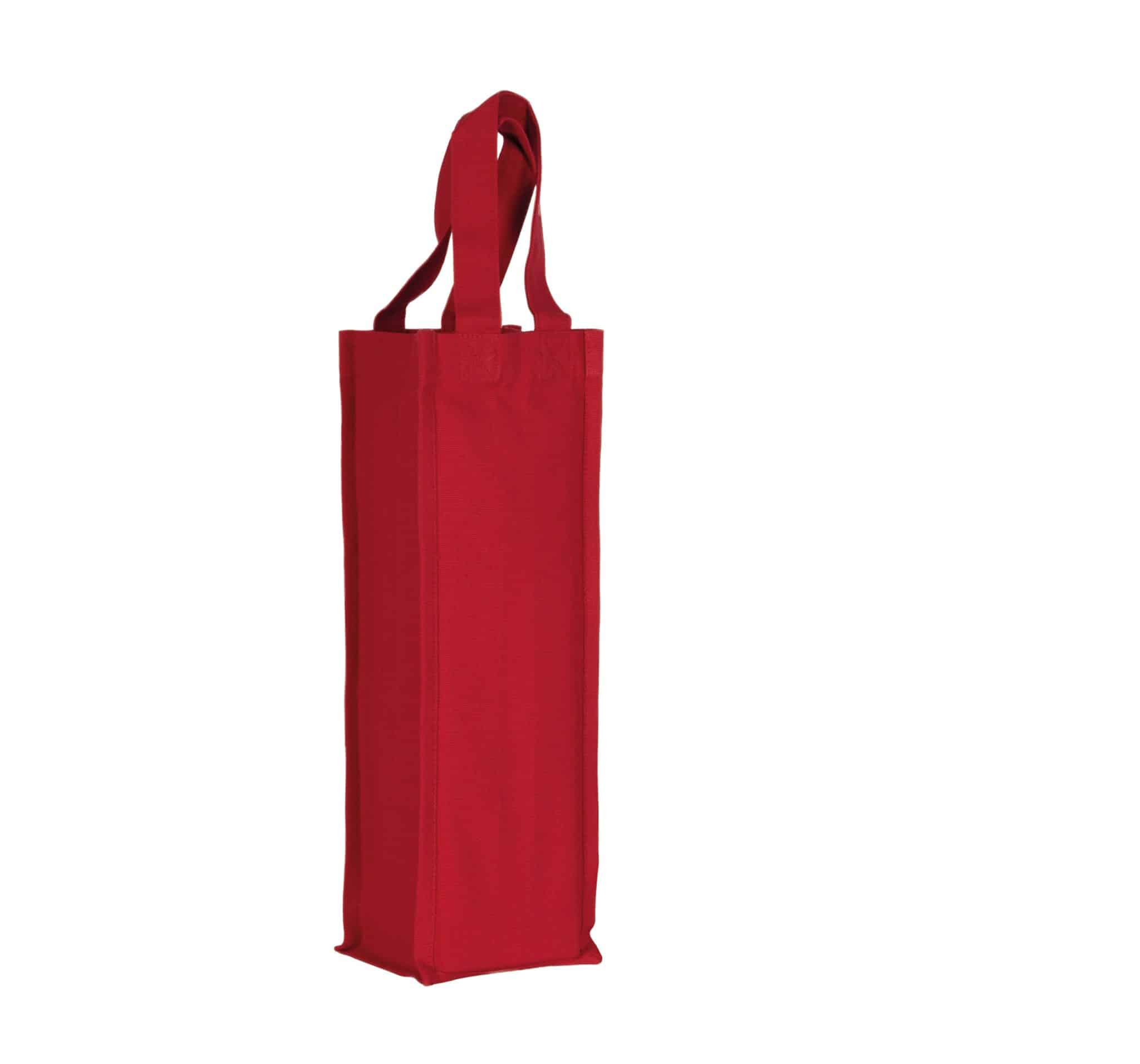 Miniature 3 pour Sac porte-bouteille en coton canvas