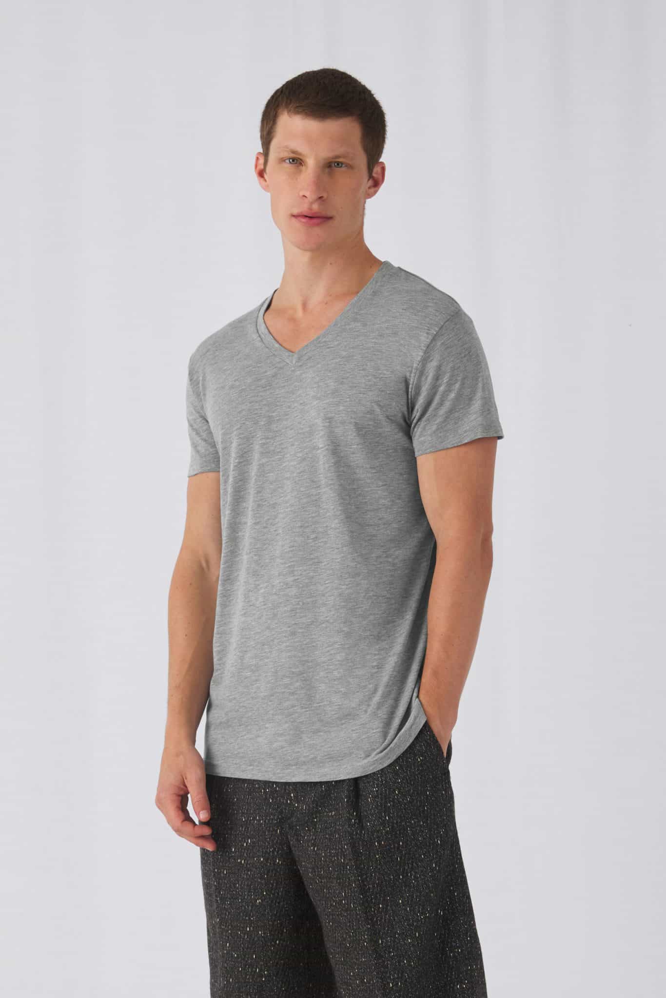 Miniature 1 pour T-shirt Triblend col V Homme